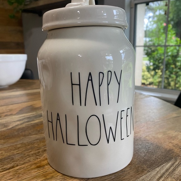 Rae Dunn Kitchen Halloween Canister With Lid Poshmark